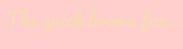 Image with Font Color F8DAB6 and Background Color FFCFCE